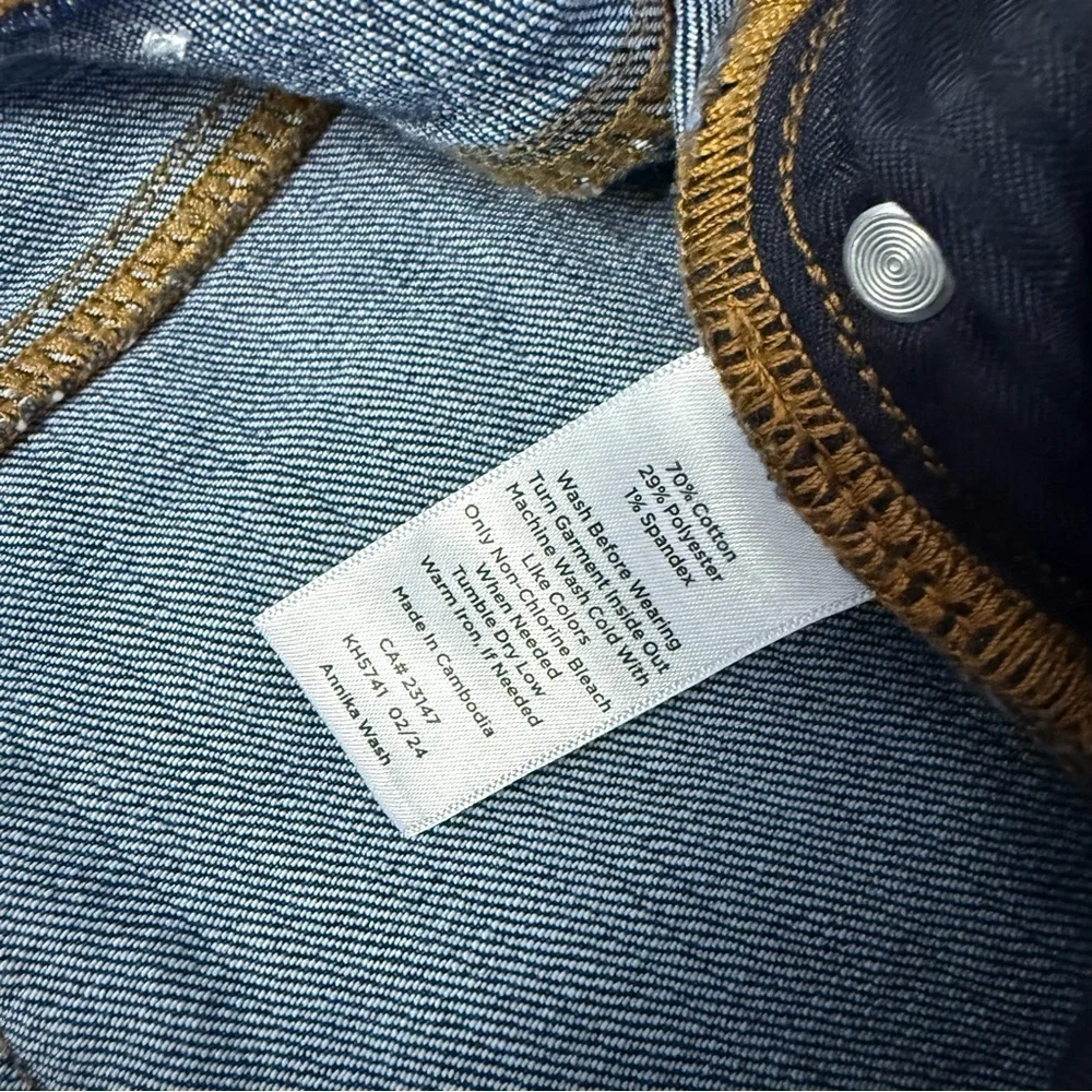 Talbots Everyday Relaxed Jeans Size 14 Petite - Picture 4 of 6